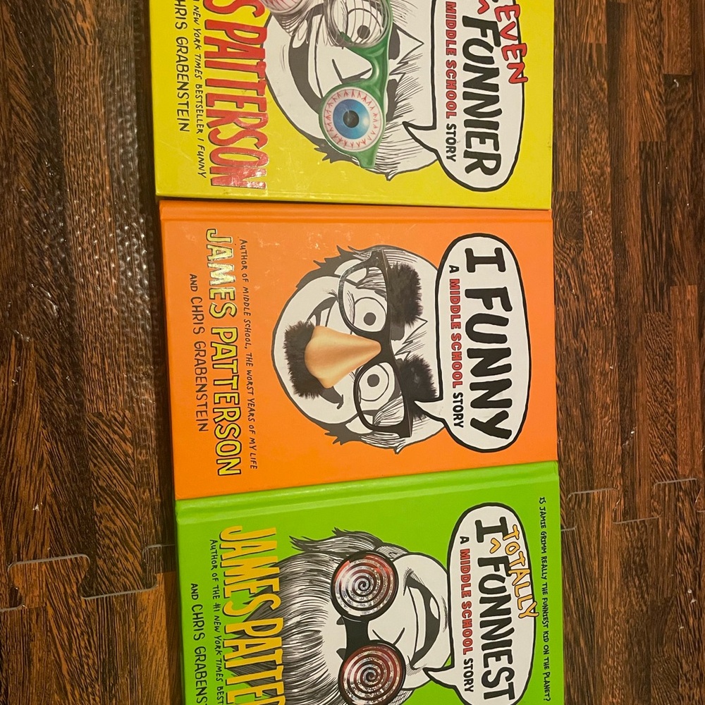 James Patterson Kids' Book Set - Green, Yellow, Orange